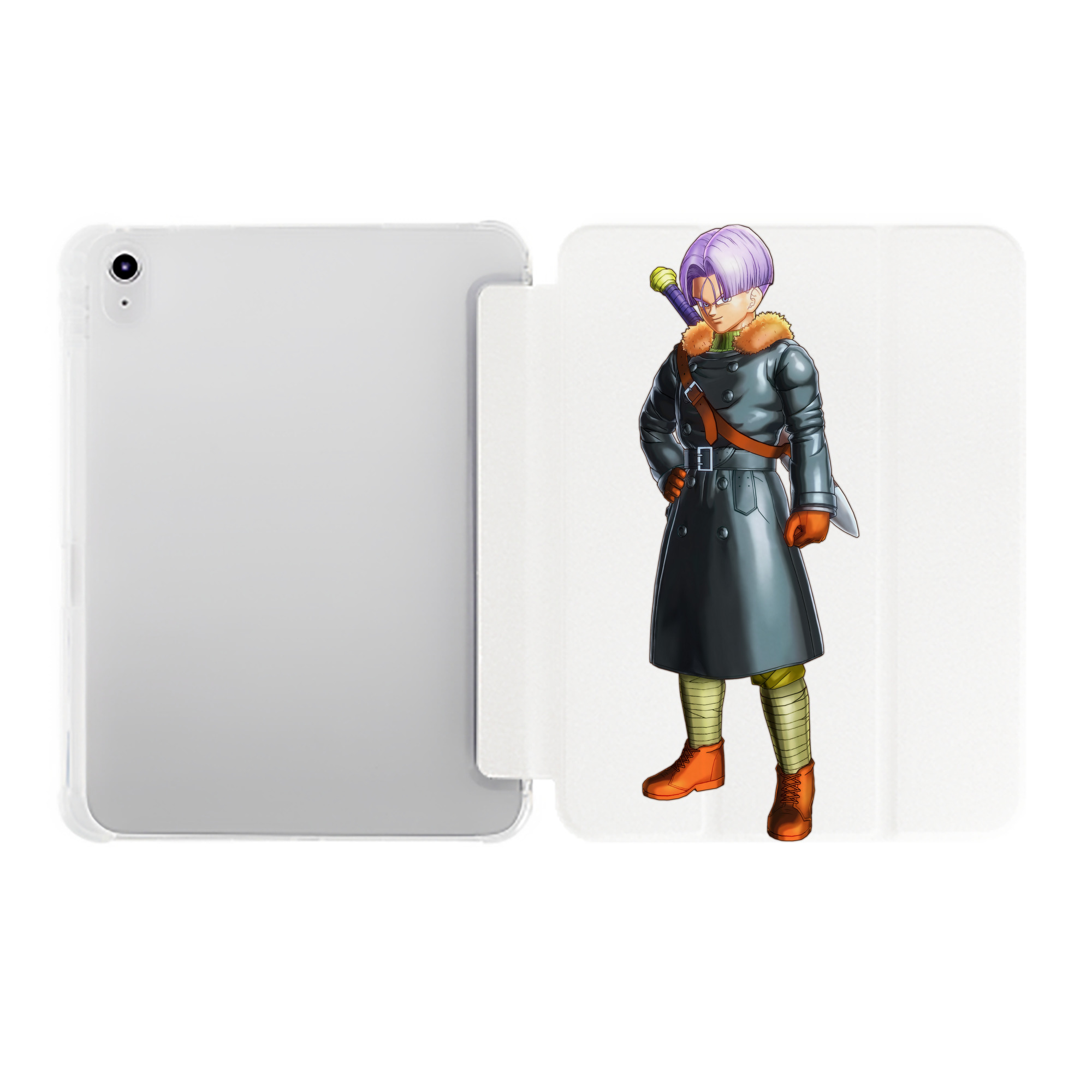 （画像用） ドラゴンボール DRAGON BALL IPad ケース ペン収納付き 三つ折りスタンド PUレザー×シリコン 対応機種9.5/10.5/10.9インチ